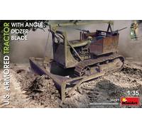 Mini Art 35291 1/35 Tractor Blindado De EE. UU. Con Cuchilla Dozer De Ángulo