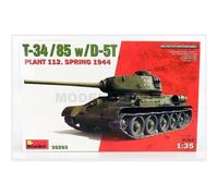 T 34 85 W / d-5t. Plant 112. Spring 1944 Tanque 1 :3 5 Plástico Model Kit