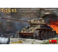 Miniart 35301 - 1:35 T-34/85 Comp.Turm 112 Som.1944 Int. - Nuevo