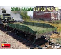 MINIART 35303 Kit Vari Plataforma Ferroviaria Soviética 16,5-18t