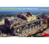 Miniart 35336 - 1/35 StuG III Ausf. G Mar 1943 Producción Alkett - Nuevo