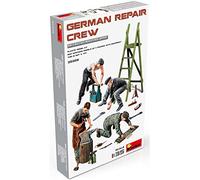MiniArt 35358 Fig. Dt. Mechaniker-Trupp (4) - Juego de construcción de maquetas, fabricación de maquetas, manualidades, aficiones, pegar, maquetar, montar sin pintar