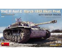 Miniart 35367 - 1/35 Stug III Ausf. G March 1943 Alkett Prod W/ Invierno Tracks