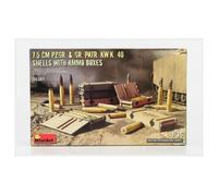 Miniart 35381-1 :3 5 7.5 CM Pzgr. & Talla Patr. Kw.k. 40 Shells Con Ammo Cajas