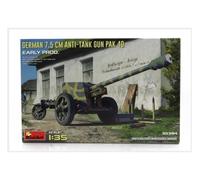 MINIART 35394 Accesorios - Military German 7.5 Antitanque Gun Pak 40 1945-1/35