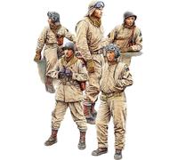 MiniArt 35399 1:35 Fig. Tripulación de tanques estadounidenses (5) NW Eur. - Réplica fiel a la fabricación de maquetas, fabricación de maquetas, kit de construcción de plástico, manualidades,