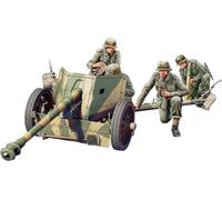 MiniArt 35400 1:35 Dt. 7,5 cm PaK 40 m. Crew (4) m Prod. - Reproducción fiel a la fidelidad, modelismo, kit de construcción de plástico, manualidades, aficiones, pegar, maqueta, montaje, sin barnizar
