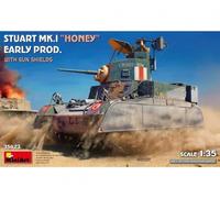 Miniart 35423 - 1:35 - Stuart Mk.I Honey Early Prod. Con Protector Solar - Nuevo