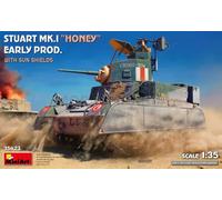 MINIART 35423 Kit 1/35 Stuart Mk.I Honey Producción Inicial Con Escudos Solares