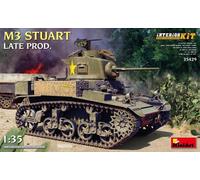 Miniart 1:35 - M3 Stuart Late Prod (kit int)