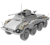 Miniart 35431 1:35 DT. SD.Kfz.234/3 2cm Lafette 38 - reproducción Fiel, modelismo, Kit de plástico, Manualidades, Hobby, Pegar, maquetas, Montar