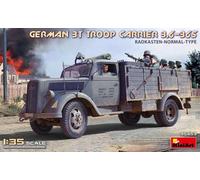 Miniart 1:35 - Tedesco 3T Camion 3,6-36S Radkasten Tipo Normale