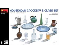 MINIART 35559 1/35 Household Vajilla & Vidrio Set