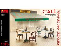 MINIART 35569 Kit 1/35 Mobili de Café y Vajilla