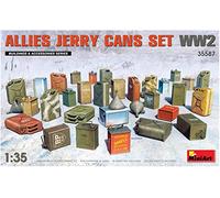 MiniArt 35587 Allies Jerry Cans - Juego de accesorios para maquetas de fútbol americano, color gris , color/modelo surtido