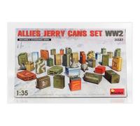 MiniArt 35587 Allies Jerry Cans - Juego de accesorios para maquetas de fútbol americano, color gris , color/modelo surtido