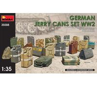 MiniArt 35588 - Juego de accesorios para maquetas de German Jerry Cans WW2, colo