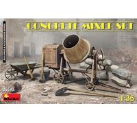 MINIART 35593 Juego Mezclador de Concreto 1/35 Kit Vari