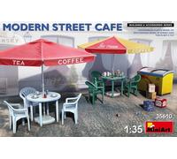 MINIART 35610 Kit Vari 1/35 Cafetería Callejera Moderna