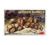 MINIART 35630 1/35 Barriles de Madera Tamaño Mediano Kit
