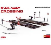 Miniart 35666 - Set Diorama De Paso A Nivel Con Barreras - Nuevo