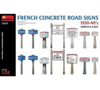 Miniart - french concrete road signs 1930-40s. north & east 1/35 - miniart 35674