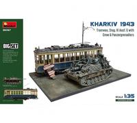 Miniart 36067 - 1:35 Big-Set Kharkiv'43 Tranvía/StuGIII/Fi. - Nuevo