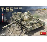 MiniArt 37018 1:35 T-55 Mod. 1963 - Juego de construcción de maquetas, fabricación de maquetas, Manualidades, aficiones, Pegar, maquetar, Montar sin Pintar