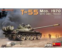 Miniart 37064 - 1:35 T-55 Mod. 1970 Con Ruedas OMSh - Nuevo