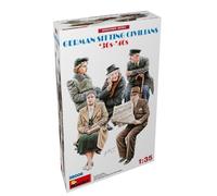 MiniArt 38006 - Figuras alemanas Sentado Civilians 30-40s