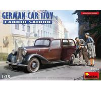 Miniart 38016 - 1:35 Coche Alemán 170V Cabrio Saloon Incl. 2 Figuras - Nuevo