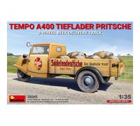 MiniArt 38045 Tempo A400 Tieflader Pritsche Camión de reparto de cerveza (1:35)