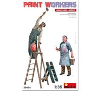 Miniart 38094 1:35 Fig. Juego Pintor con Accesorios (2) - reproducción Fiel, modelismo, Kit de plastico, Manualidades, Hobby, Pegar, modelismo, ensamblar