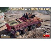Miniart 40014 1:35 DT. SD.Kfz.234 m. MG151 Perforación - reproducción Fiel, modelismo, Kit de plástico, Manualidades, Hobby, Pegar, modelismo, ensamblar