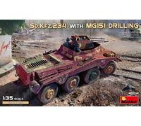 Miniart 40014 1:35 DT. SD.Kfz.234 m. MG151 Perforación - reproducción Fiel, modelismo, Kit de plástico, Manualidades, Hobby, Pegar, modelismo, ensamblar