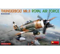 Mini Art 48012 1:48 Thunderbolt MK. II ADV. Kit - reproducción Fiel, modelismo, Kit de plástico, Manualidades, Hobby, Pegar, maquetas, ensamblar, sin Pintar