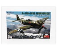 Miniart 48015 1:48 P47D-28RE Franz. Luftw. Basic Kit - reproducción Fiel, modelismo, Kit de plástico, Manualidades, Hobby, Pegar, maquetas, ensamblar, sin Pintar