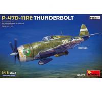 Miniart 48037 - 1/48 US P47D-11RE THUNDERBOLT Kit Básico - Nuevo