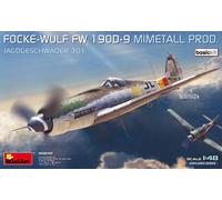 Miniart 48040 - 1/48 Focke-Wulf Fw 190D-9. Mimetall Prod. Kit Básico. Caza