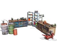 Miniart 49011 1:48 Equipamiento del Taller - reproducción Fiel, modelismo, Kit plástico, maquetas, Kit Diorama, modelismo plástico