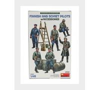 MINIART 49022 Figures - Crew Military Finlandés And Soviet Pilots 1944-1/48
