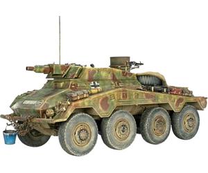 Miniart 53001 1:35 SD.Kfz.234/3 Schw. Panzer Stummel - reproducción Fiel, modelismo, Kit de plástico, Manualidades, Hobby, encolado, modelismo, ensamblar, sin Pintar