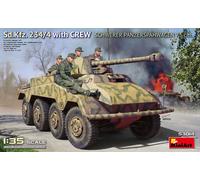 MiniArt 53014 Sd.kfz. 234/4 1/35 Con Tripulación: Auto-Blindée 8x8 Ejército De