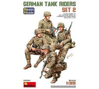 MINIART 53024 Kit 1/35 Soldados Tanque Alemanes Set 2 Cabezas Resin