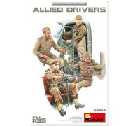 Miniart 53052 Maqueta Escala 1:35 Conductores aliados (4) - reproducción Fiel, modelismo, Kit plástico, Manualidades, Hobby, Pegar, maquetas, Montar