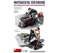 Miniart 550035331-1 :3 5 Maybach HL120 Motor para Panzer III/IV Familia W/