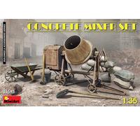 Miniart 550035593-1/35 Concrete Mixer Set / Cuba Hormigón Set - Nuevo