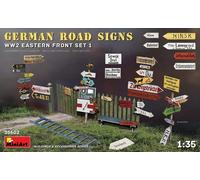 Miniart 550035602-1 :3 5 Alemán Road Signos WW2 (Oriental Frontal Set 1) - Nuevo
