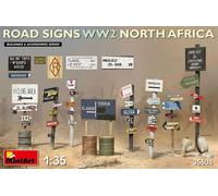 Miniart 550035604-1 :3 5 Road Signos WW2 (N. Africa) - Nuevo