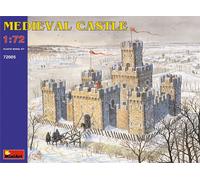 MiniArt 1:72 Scale Medieval Castle Plastic Model Kit